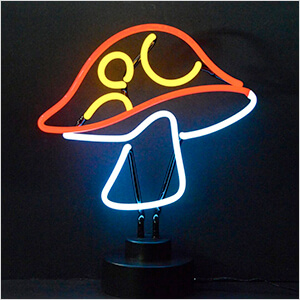 Mushroom Neon Sculpture
