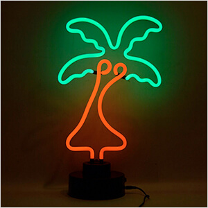 Palm Tree Neon Sculpture