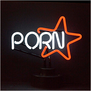 Porn Star Neon Sculpture