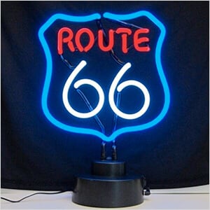 Route 66 Neon Sculpture