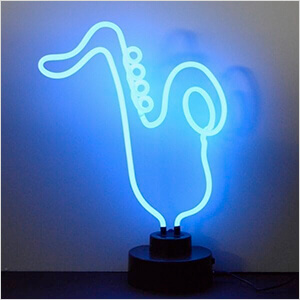 Saxophone Neon Sculpture