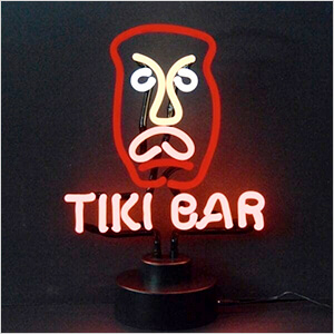 Tiki Bar Neon Sculpture
