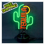 Neonetics Tequila Cactus Neon Sculpture