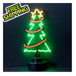 Neonetics Christmas Tree with Garland Neon Sculpture
