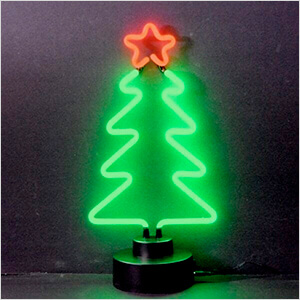 Christmas Tree Neon Sculpture