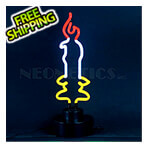 Neonetics Candle Neon Sculpture