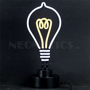 Light Bulb Neon Sculpture