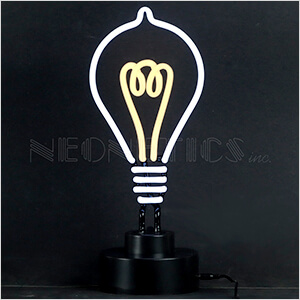 Light Bulb Neon Sculpture