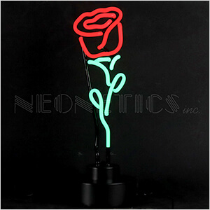 Red Rose Neon Sculpture