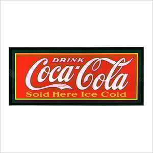 Drink Coca-Cola Sold Here Ice Cold Slim LED Sign
