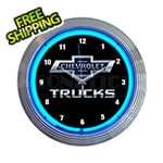 Neonetics 15-Inch Chevy Trucks 100th Anniversary Blue Neon Clock