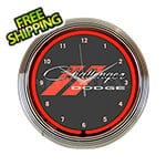 Neonetics 15-Inch Dodge Challenger Red Neon Clock