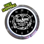 Neonetics Ford Motor Company 1903 Heritage Emblem Neon Clock