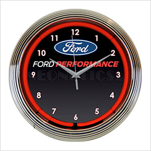 15-Inch Ford Performance Neon Clock