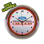 Neonetics 15-Inch Ford Power Stroke Diesel Neon Clock