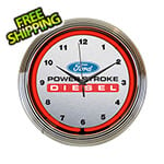 Neonetics 15-Inch Ford Power Stroke Diesel Neon Clock