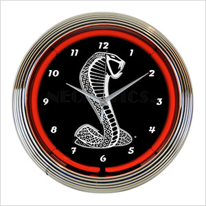 15-Inch Ford Cobra Neon Clock