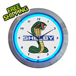 Neonetics 15-Inch Shelby Cobra Ford OLP Mustang Neon Clock