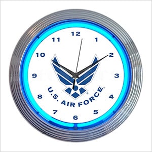 15-Inch United States Air Force Neon Clock