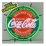 Neonetics Coca-Cola Evergreen 24-Inch Neon Sign