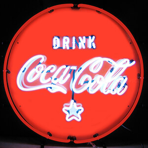 Drink Coca-Cola 24-Inch Neon Sign