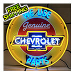 Neonetics Chevy Parts 24-Inch Neon Sign