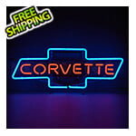 Neonetics Corvette Bowtie 29-Inch Neon Sign