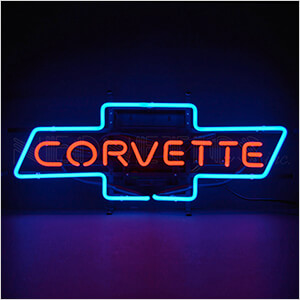 Corvette Bowtie 29-Inch Neon Sign