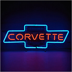 Corvette Bowtie 29-Inch Neon Sign