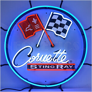 Corvette C2 Stingray 24-Inch Neon Sign