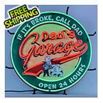 Neonetics Dad’s Garage 24-Inch Neon Sign