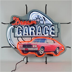Dream Garage Chevy SS 29-Inch Neon Sign