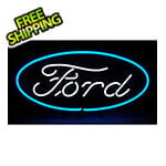 Neonetics Ford Oval on Metal Grid 29-Inch Neon Sign