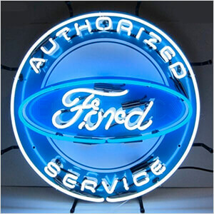 Ford Authorized Service 24-Inch Neon Sign