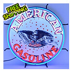 Neonetics American Gasoline 24-Inch Neon Sign