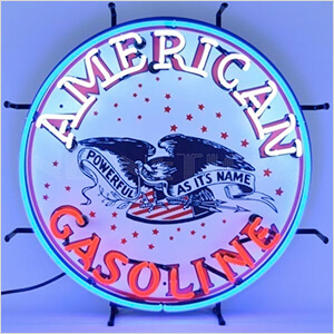 American Gasoline 24-Inch Neon Sign