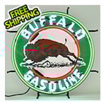 Neonetics Buffalo Gasoline 24-Inch Neon Sign