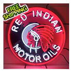 Neonetics Indian Motor Oils 24-Inch Neon Sign