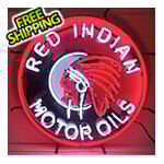 Neonetics Indian Motor Oils 24-Inch Neon Sign