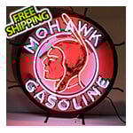 Neonetics Mohawk Gasoline 24-Inch Neon Sign