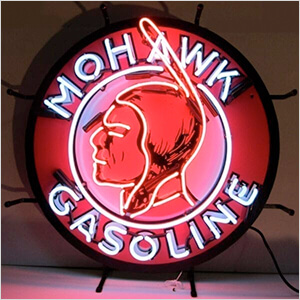 Mohawk Gasoline 24-Inch Neon Sign