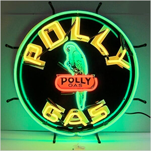Polly Gasoline 24-Inch Neon Sign