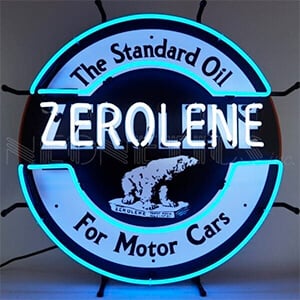 Zerolene 24-Inch Neon Sign