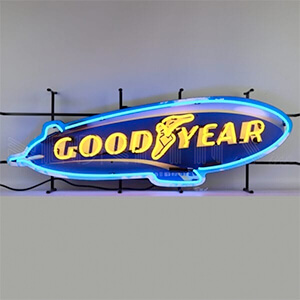 Goodyear Blimp 41-Inch Neon Sign