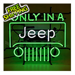 Neonetics Only in a Jeep 20-Inch Neon Sign