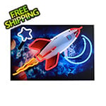 Neonetics Outer Space Rocket 18-Inch Neon Sign
