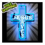 Neonetics Jesus Saves 20-Inch Neon Sign