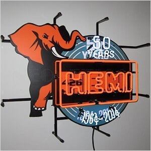 HEMI 50th Anniversary 26-Inch Neon Sign