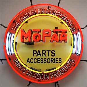 Mopar Parts Accessories 24-Inch Neon Sign
