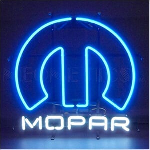 Mopar Omega M 23-Inch Neon Sign